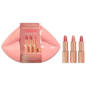 Charlotte Tilbury 
Mini Iconic Hollywood Lipstick Trio Gift Set Not For Sale